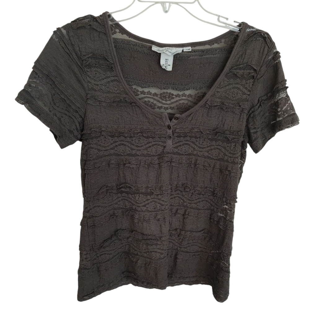 62 L.O.G.G. lace by H&M Blouse Size Medium